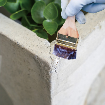 コンクリートのひび割れ補修