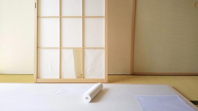 簡単な補修方法：障子の一部分だけを張り替える