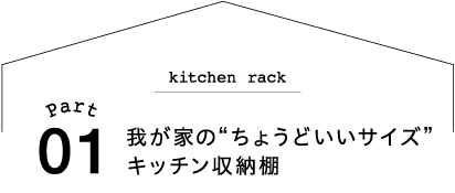 我が家のちょうどいいサイズキッチン収納棚