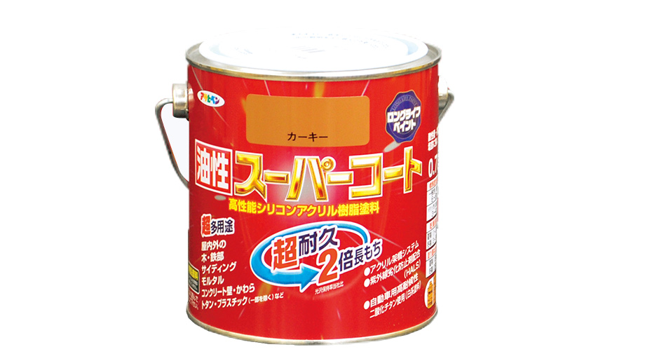 驚きの価格が実現！ ASAHIPEN/アサヒペン 油性スーパーコート 10L 白 塗装用品