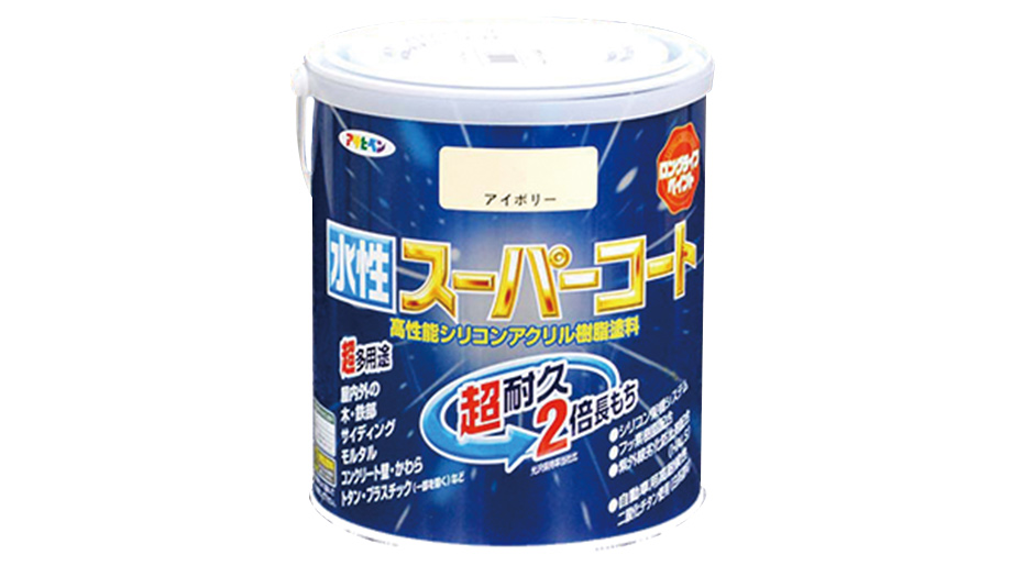 2022年最新海外 多用途 水性スーパーコート アサヒペン 塗料 オイル 水性塗料1 1.6L チョコレート