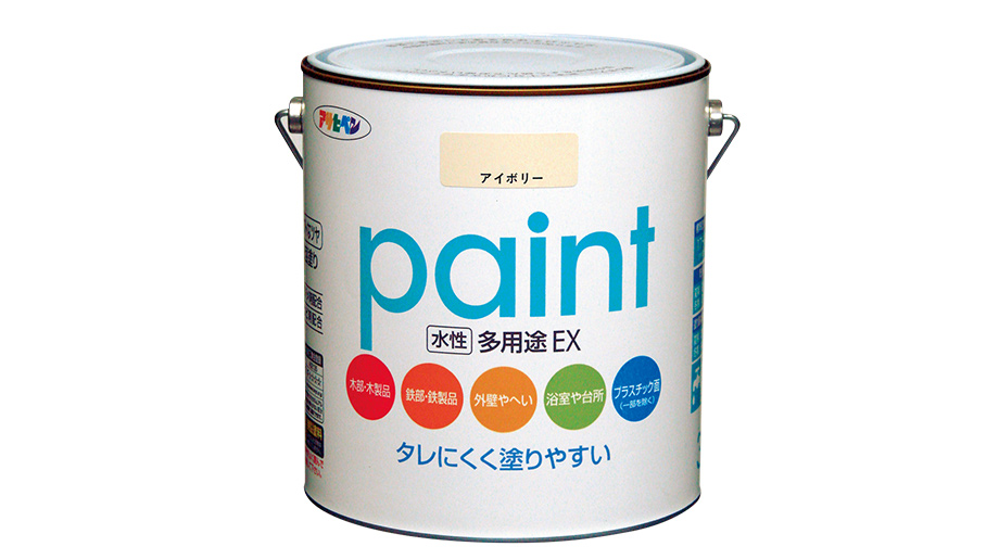 正式的 アサヒペン 水性多用途EX 1.6L 塗料 水性塗料 水性ペンキ