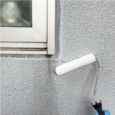 窓まわりのひび割れ補修
