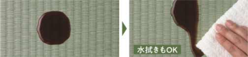 水・汚れに強く、お掃除も簡単