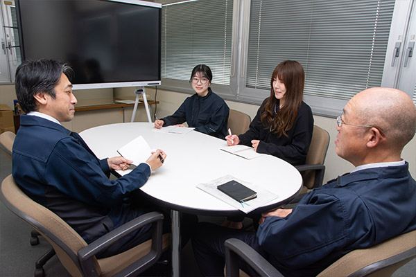 朝礼・スケジュール共有